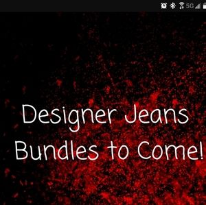 Designer Jeans, bundled only. Like for sizes 27 & 28